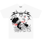 "Anastazja Lats" White T-Shirt | Paradise Society Anime Clothing Brand
