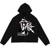 "bunny girl senpai" Zip Hoodie | Paradise Society Anime Clothing Brand