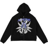 "drainator3000500" Zip Hoodie | Paradise Society Anime Clothing Brand