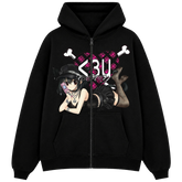 "emo kocia" Zip Hoodie