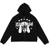"iamstar :)" Zip Hoodie | Paradise Society Anime Clothing Brand