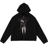 "im.woeful" Zip Hoodie | Paradise Society Anime Clothing Brand