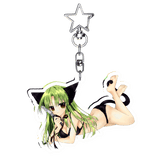 "kicia kocia" Keychain | Paradise Society Anime Clothing Brand