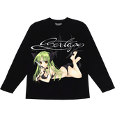 "kicia kocia" Longsleeve | Paradise Society Anime Clothing Brand