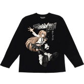 "loligun" Longsleeve | Paradise Society Anime Clothing Brand