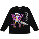 "アニメファンタジーの女の子" Longsleeve | Paradise Society Anime Clothing Brand