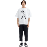 "Asahi" White T-Shirt | Paradise Society Anime Clothing Brand