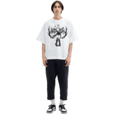 "mobogienie_lite" White T-Shirt | Paradise Society Anime Clothing Brand